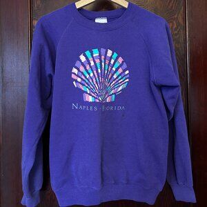Vintage Florida Crewneck Sweatshirt - purple - S